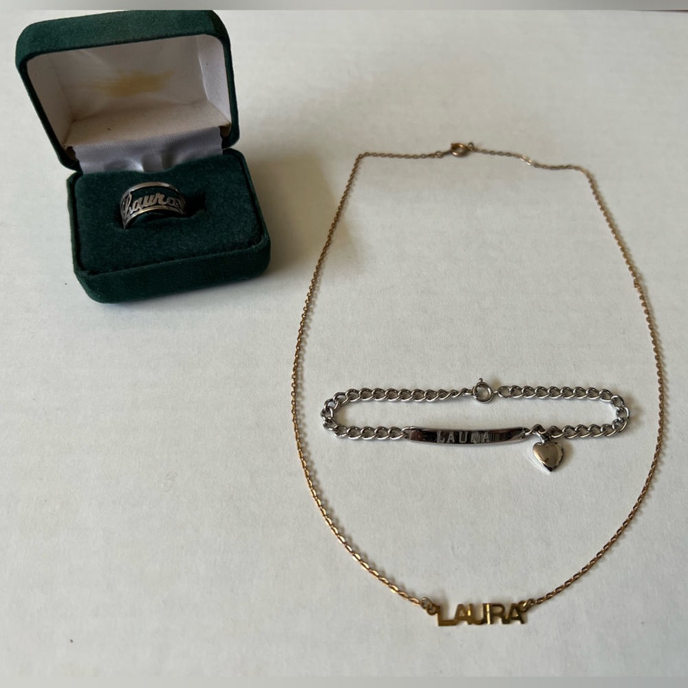 Custom Ring, Bracket, and Necklace set - Laura